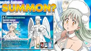 *NEW* 'Gift of the Snow' QUEEN LIZ! GENIALER SUPPORT!! SOLLTEST DU SUMMON? | 7DS Grand Cross Deutsch