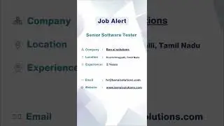 Software Tester Job Alert: Get Your Daily Update On The Latest IT Jobs | STAD Solution