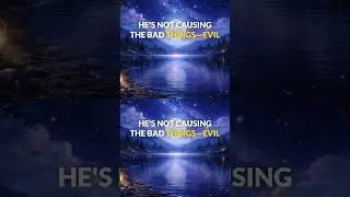 God causes the good not the bad #godisgood