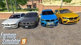 BMW CARS - M5 E39 - M5 E60 - X5M - X6M - Farming Simulator 19 Mods #8 | Radex