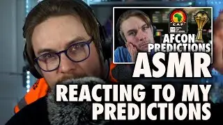 AM I A PSYCHIC?!? - Reacting to my AFCON Predictions! (Whispered)
