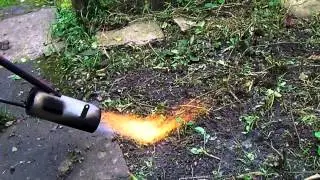 How to use a flame thrower properly