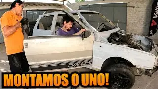 MONTAMOS A CARROCERIA! REFORMA DO UNO 1.5 R EPISÓDIO 8