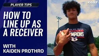 Mastering Receiver Stance with Georgia Commit Kaiden Prothro