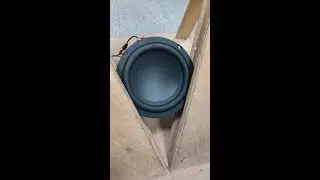 MR06F52C 2 ohm bass speaker 6 inch rubber edge loudspeaker sound audition