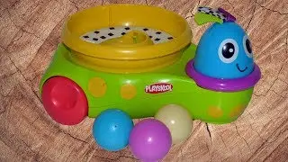 Musical and sound chase toy with balls  Playskool explore and grow ball popper