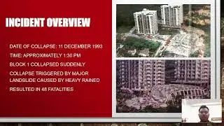 BTD2273 PROJECT MANAGEMENT & ECONOMY GROUP 3 SAFETY GROUP TASK HIGHLAND TOWER TRAGEDY 1993 MALAYSIA