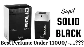 Sapil Solid Black Perfume Review in Malayalam| Unboxing & First Impression| Best Perfume Under ₹1000