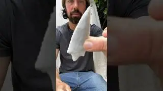 Novaculite Stemmed Arrowhead #flintknapping #chert #arrowheads #asmr #crystals #spear #chumash