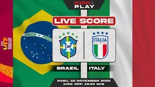 🔴 Brazil U-17 vs Italy U-17 | FIFA U-17 World Cup Qatar 2025 | LIVE SCORE
