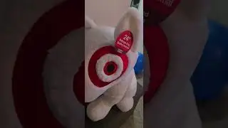 Giant target dog plush #target #dog #plush #toys #targetfinds #shorts #youtube #red #white #shopping