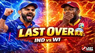 IND vs WI 🔥 Power vs Patience | Last Over Drama 😱 | Cricket Game Hindi