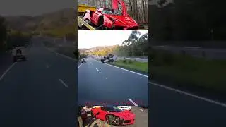 SE DA 5 VUELTA EN ACCIDENTE DE AUTO🚗🚗 #crash #shorts #new   #tiktok #youtubeshorts #youtube #azdome