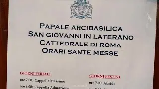 Visit to the Cathedral of Rome Diocese, the Archbasilica of Saint John Lateran @ Rome - 24 Nov 2024