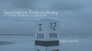 Generative Dodecaphony: A 12-tone Etude for Synthesizers
