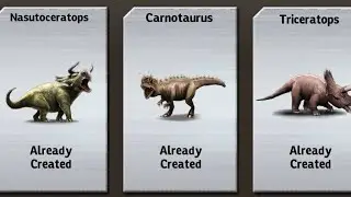 Jurassic Park Builder Remake Carnotaurus Preview (3rd mystery Dinosaur)