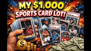 I Risked $1,000 on a Sports Card Lot … BIG Mistake or HUGE win ?