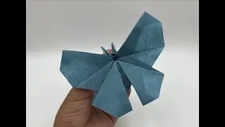 How to Make an Origami Butterfly!  Intermediate level.  Designed by Robert J. Lang.  DIY