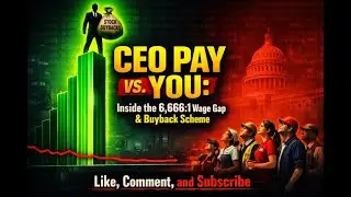CEO Pay vs. You: Inside the 6,666:1 Wage Gap & The Stock Buyback Scheme