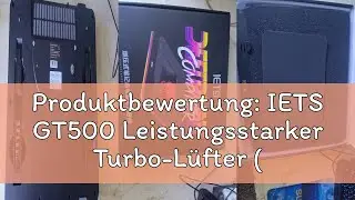 Produktbewertung: IETS GT500 Leistungsstarker Turbo-L&uuml;fter (5000 U/min) K&uuml;hlpad Mit Stufenloser Gesc