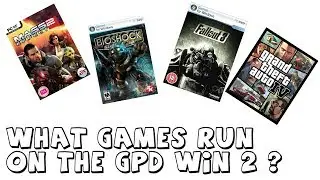 What games does the GPD Win 2 run?