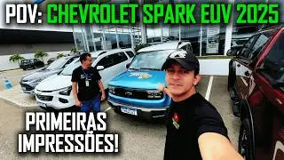 POV: Fiz o Test Drive no Chevrolet Spark EUV 2025 e isso aconteceu