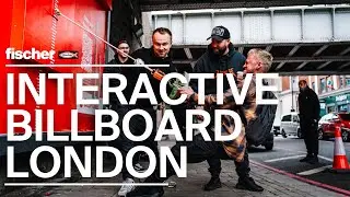fischer fixings creates interactive billboard in Shoreditch, London | fischer fixings UK