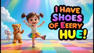 I Have Shoes Of Every Hue | Stomp, Tap, and Twirl with Zara | Rainbow Shoes Dance Party