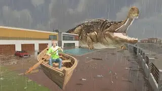 Gaint Crocodile 🐊 Attacked In Indian Thief Auto Simulator|| Jack save this city