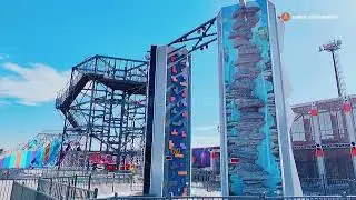 DUBAI&rsquo;S NEWEST OUTDOOR PARK - Massive 3,000 sqm outdoor adventure park in Dubai Global Village 🎉🧗&zwj;♀️