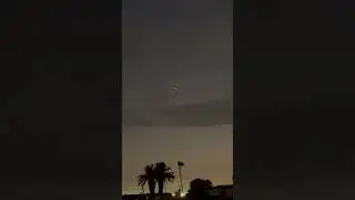 Rocket launch 🚀 tonight pretty cool #shorts #subscribe #likeandsubscribe #rocketlaunch