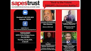 &ldquo;Back to the Future: ZANUPF&rsquo;s Succession Battles&rdquo;.