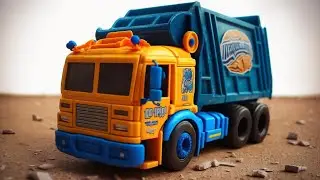 Garbage truck design inspired by Total disposal Hot Wheels model