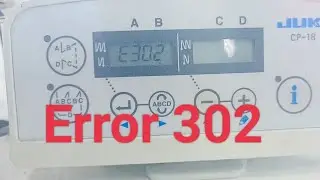 Juki Mf 7923D Error 302 How to Remove  (Bangla)