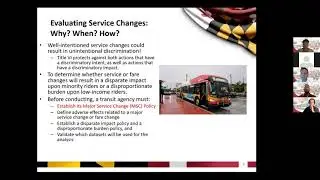 Title VI Major Service Change Policy Hearing 1 - Sept 20, 2021