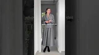 all grey elegant outfit idea #outfitideas #fashionideas #winteroutfits #outfitinspo #outfit