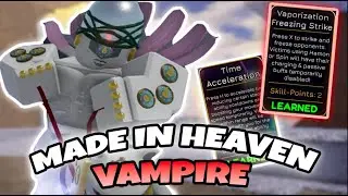 [YBA] Made In Heaven NEW Vampire is BRAINDEAD...