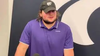 Cooper Beebe Happy With How Offensive Line Played Against SIU | 2021 Kansas State Football