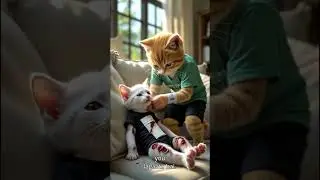 AI generated cat sad story in anime style #4k