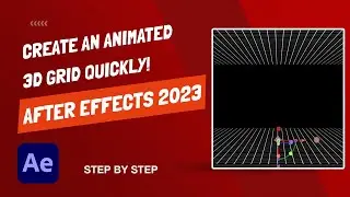 How To Create A 3D Animated Grid Effect - After Effects 2023