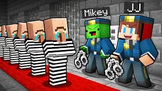 Mikey and JJ Policeman Arrested Criminal Villagers in Minecraft (Maizen)