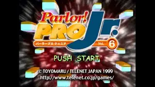 Parlor! Pro Jr. Vol. 6 - CR Tsumo Tsumo Tengoku Nan 2-kyoku - Sony PlayStation -Intro & Title Screen