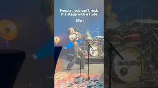 Repeat after me : flute is cool ! #flute #duo #rock #pop #stage #show #music #performance