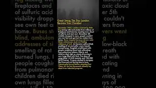 🌫️ Fog Killed 12,000 Londoners in 5 Days People Suffocated on Streets 😱💀