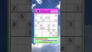 Los Angeles Times Daily #Sudoku 2026-01-08 Hard #puzzle #games #education #braingames
