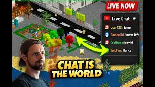 LIVE: Chat Controls This World – Javscript, WEBRTC, Python, Nodejs, Canvas, Phaser
