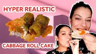 How I make Cabagge Roll Hyper Realistic Cake ( full tutorial step by step)#cakes #cake#cakedesign