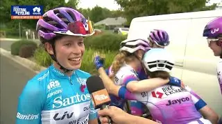 Winner's Interview | Women's Be Safe Be Seen Stage 3 | Santos Festival of Cycling 2022
