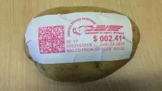 Можно ли отправить картофель по почте?