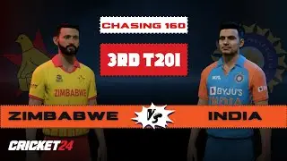 Cricket 24 Gameplay - India vs Zimbabwe
